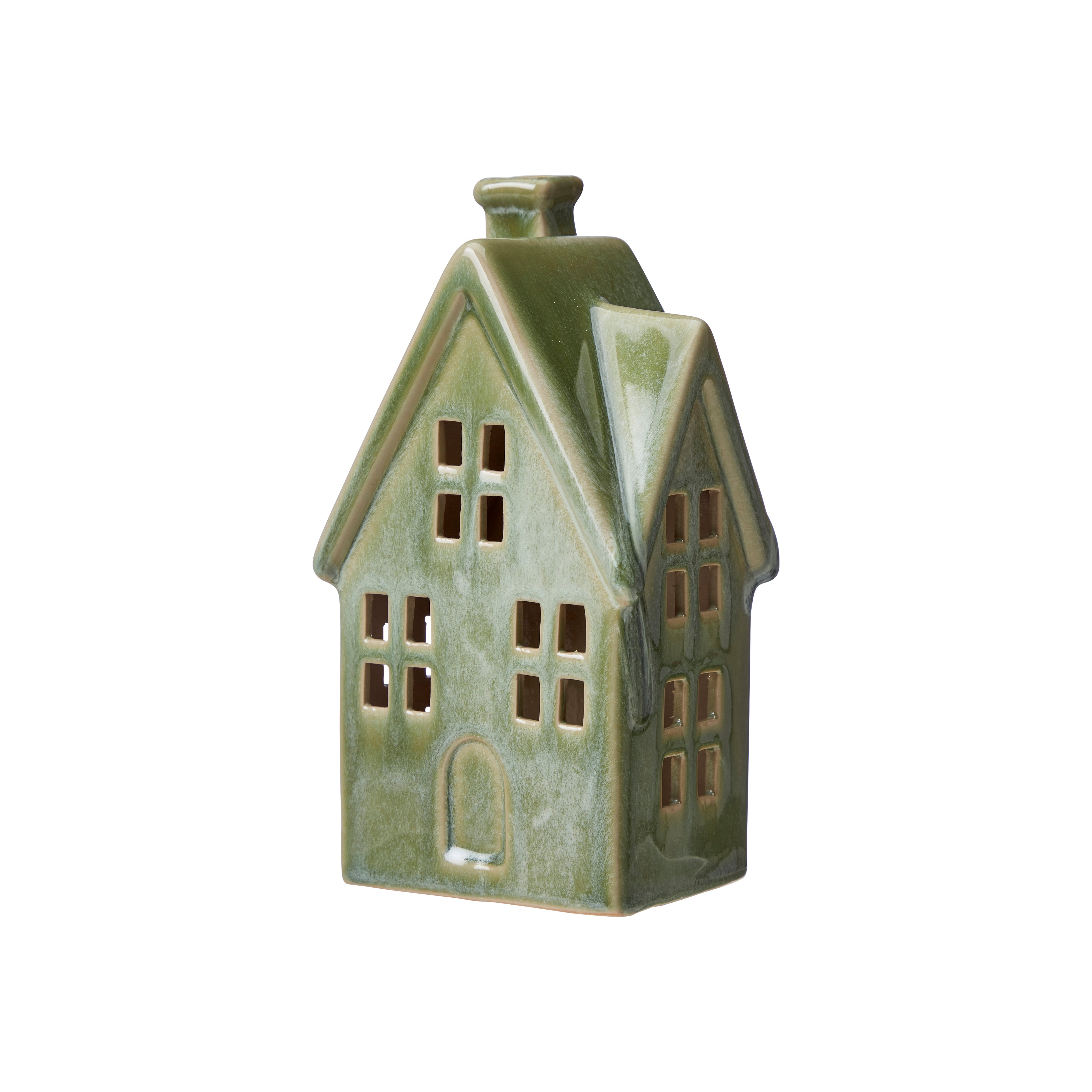 Wilma LED Green Melange Decorative Houses