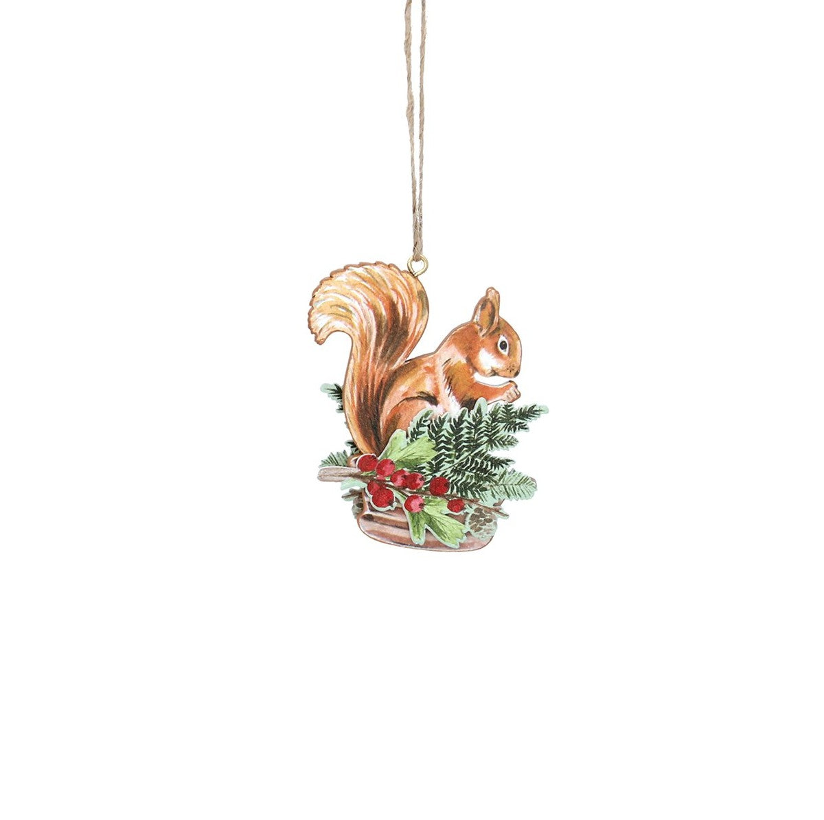 Wood Animals in Pot/Watering Can Decoration