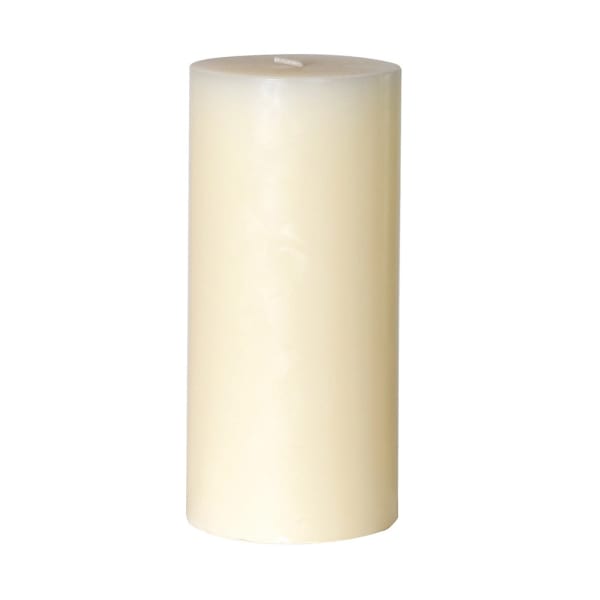 Cream Pillar Candle