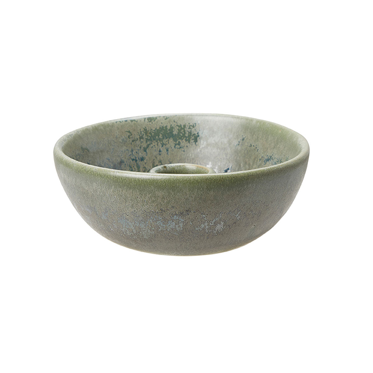 Alvy Green Melange Candleholder