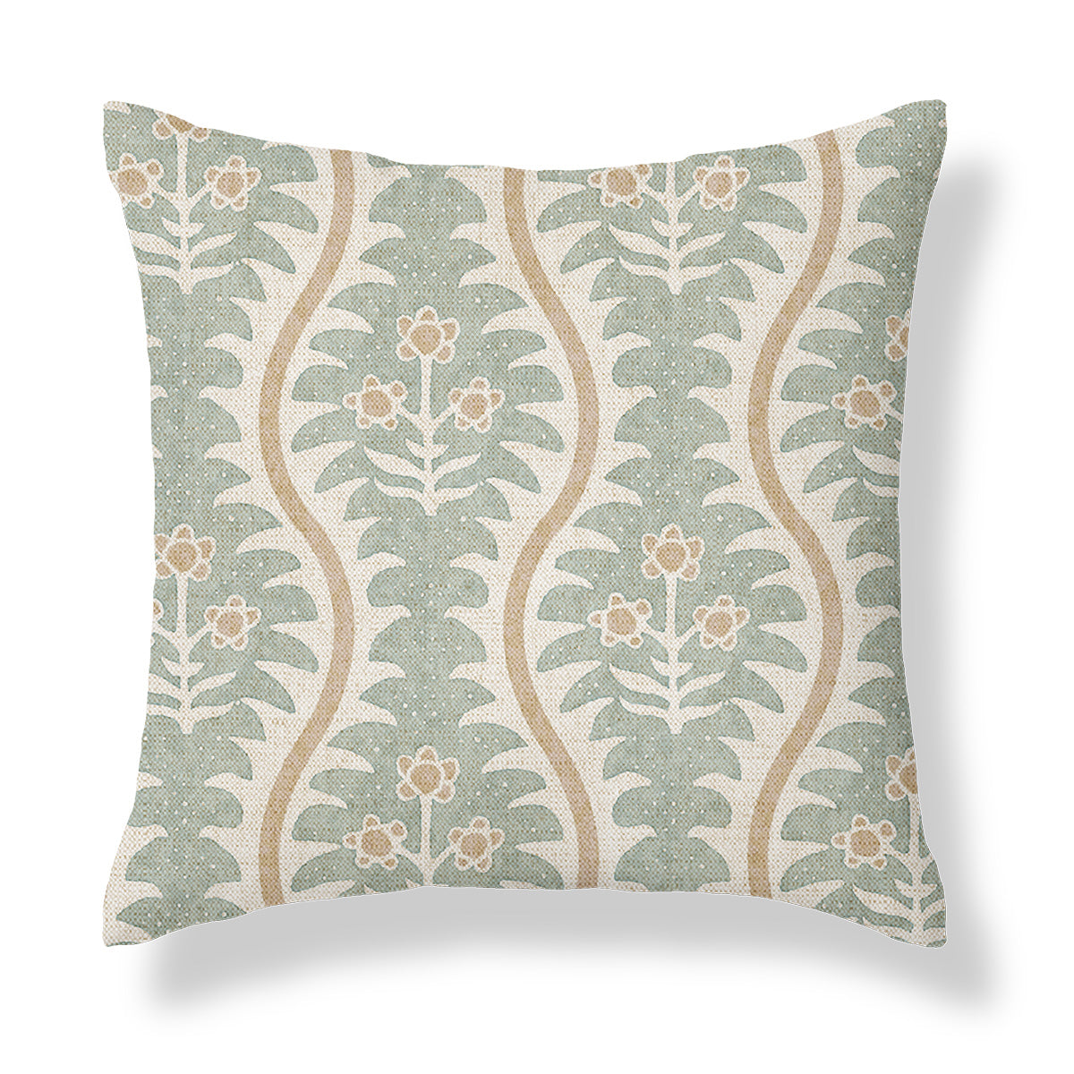Antoinette Duckegg Floral Print Cushion