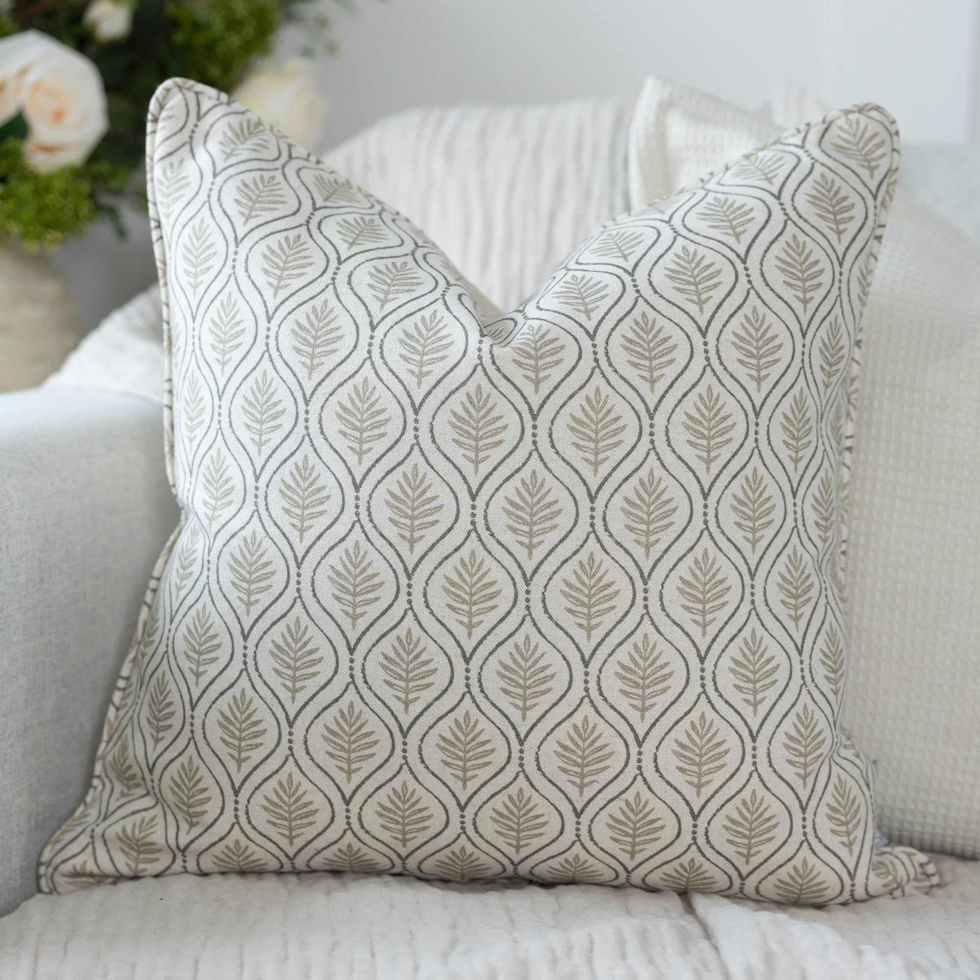 Calvia Sand Square Cushion