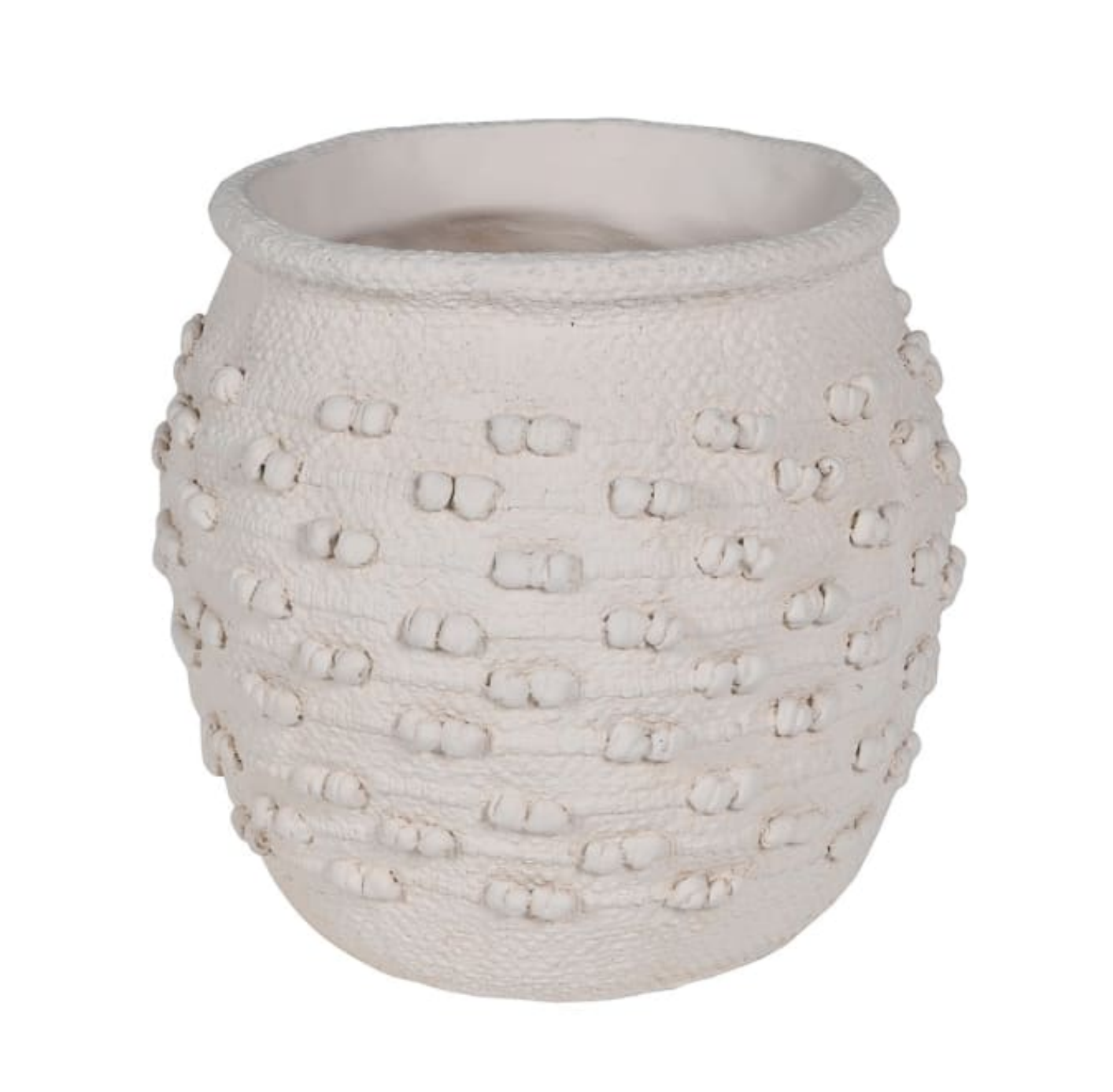 Cream Bobble Large Vase