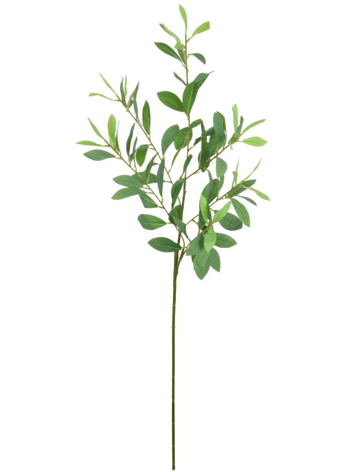 Faux Natural Green Silk Leaf Spray