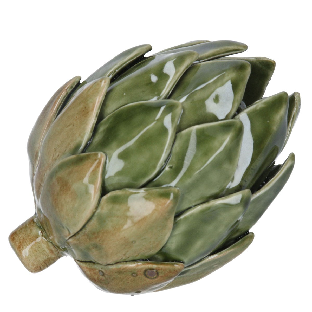 Green Ceramic Artichoke Ornament