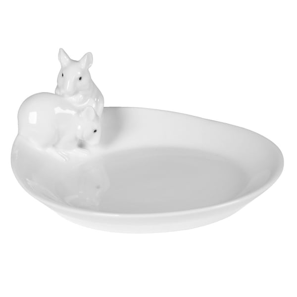 Hungry Mice Ceramic Plate