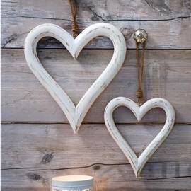White Heart Hanger - Large