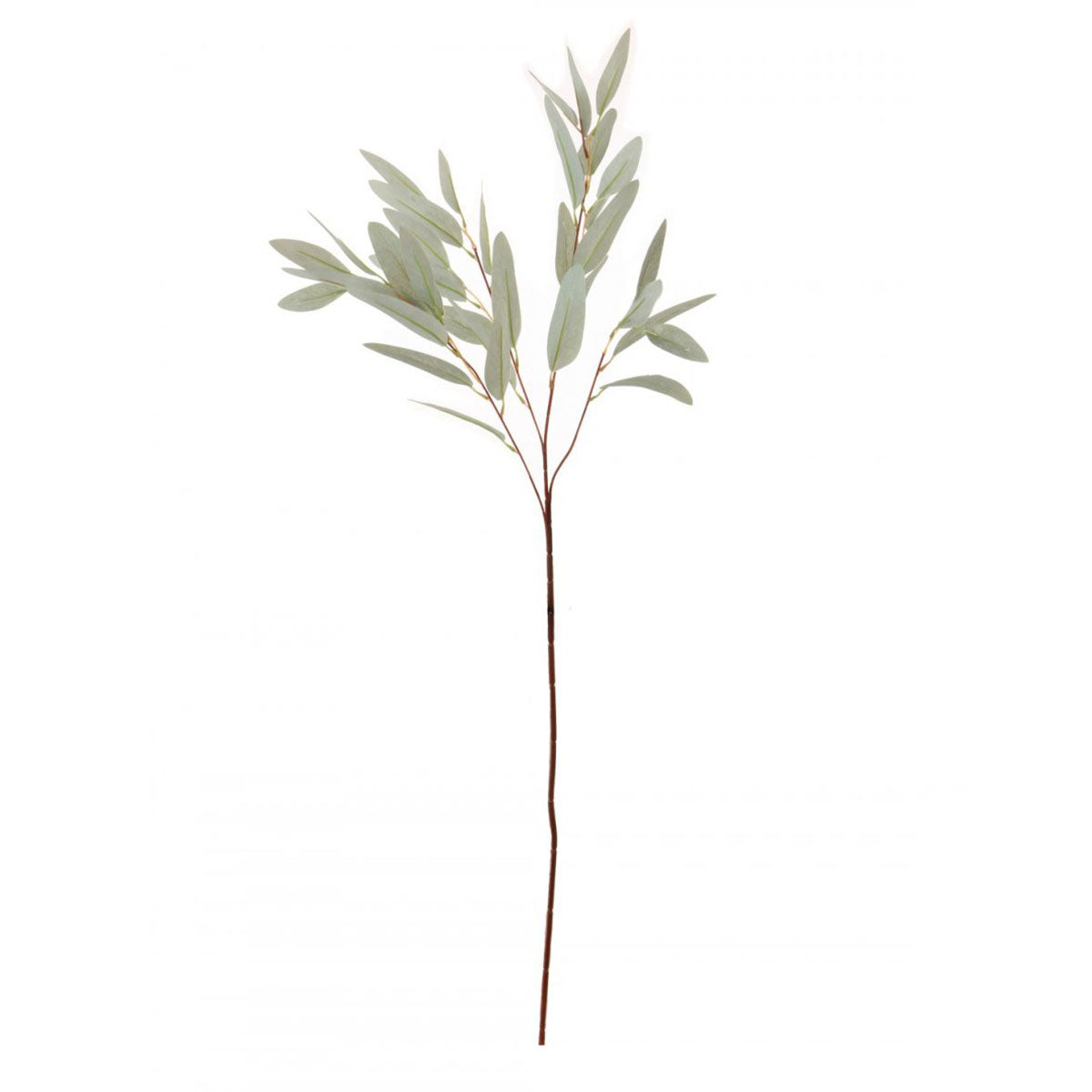 Faux Pale Green Nobel Leaf Stem