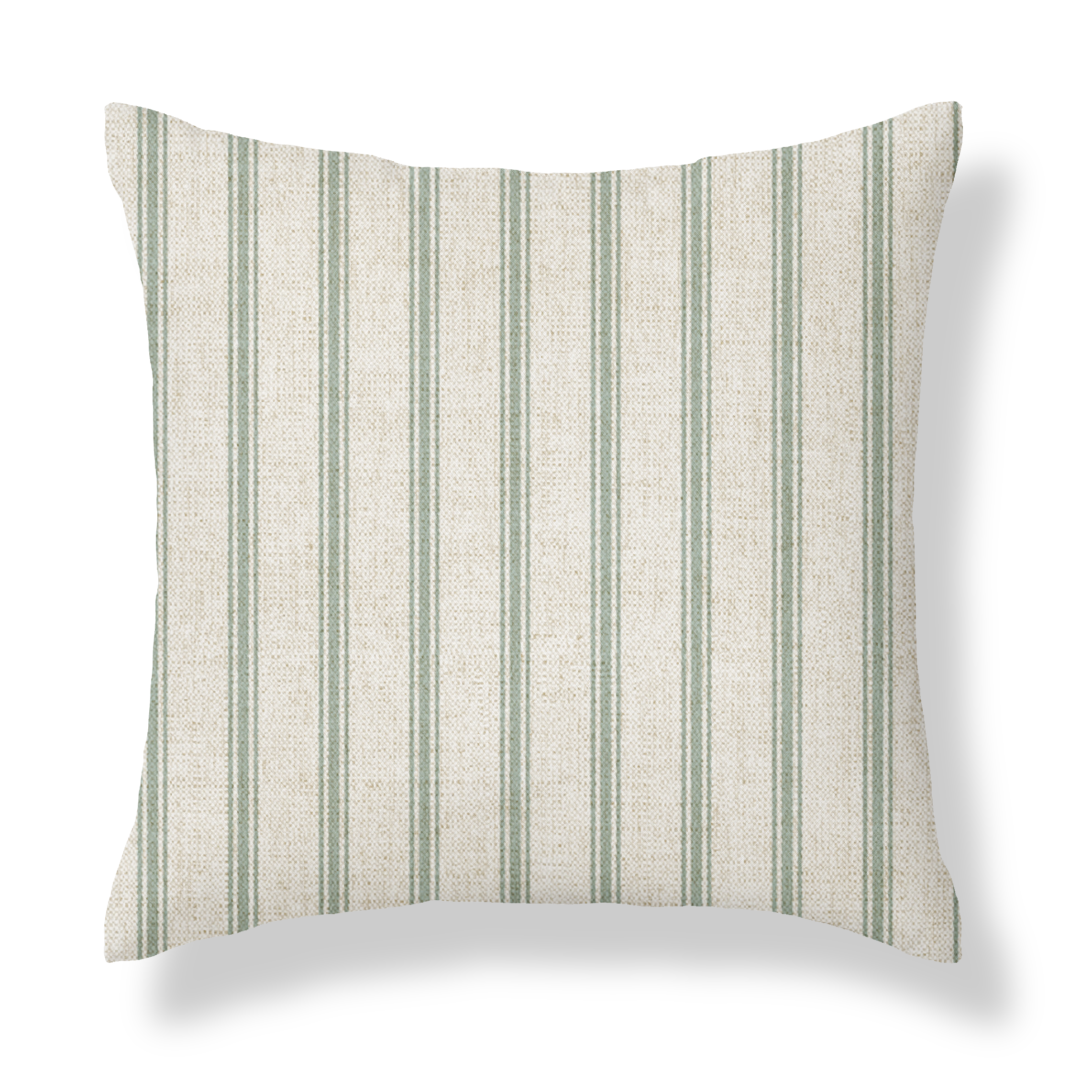 Kashmira Duck Egg Stripe Square Cushion