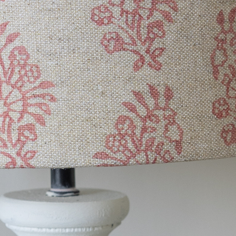 Campden Dusky Pink Drum Lampshade