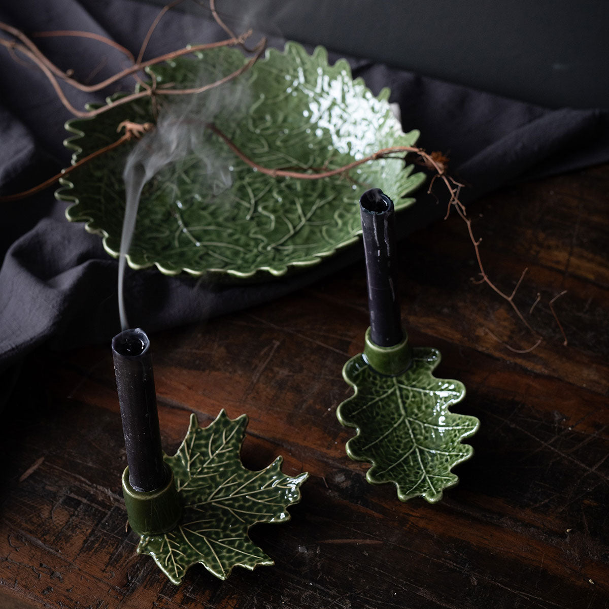 Maple Green Candleholder