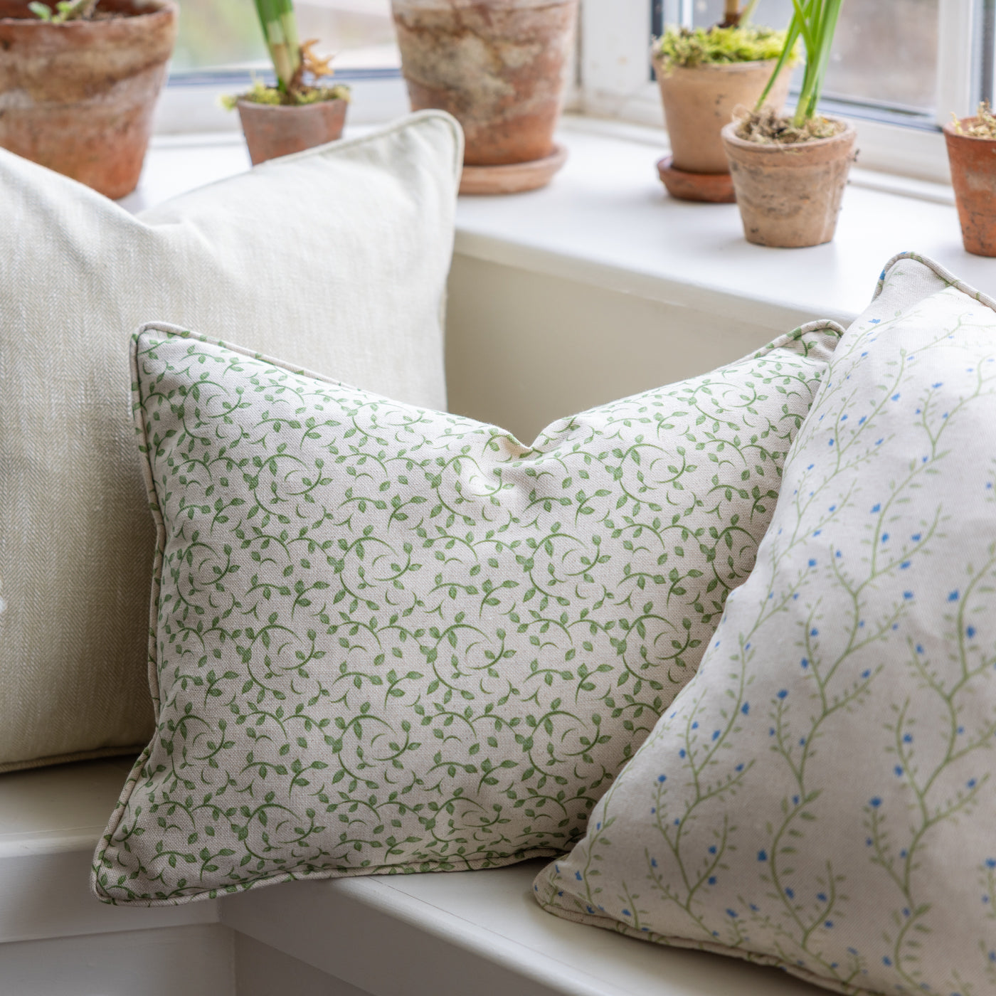 Syon Fennel Square Cushion