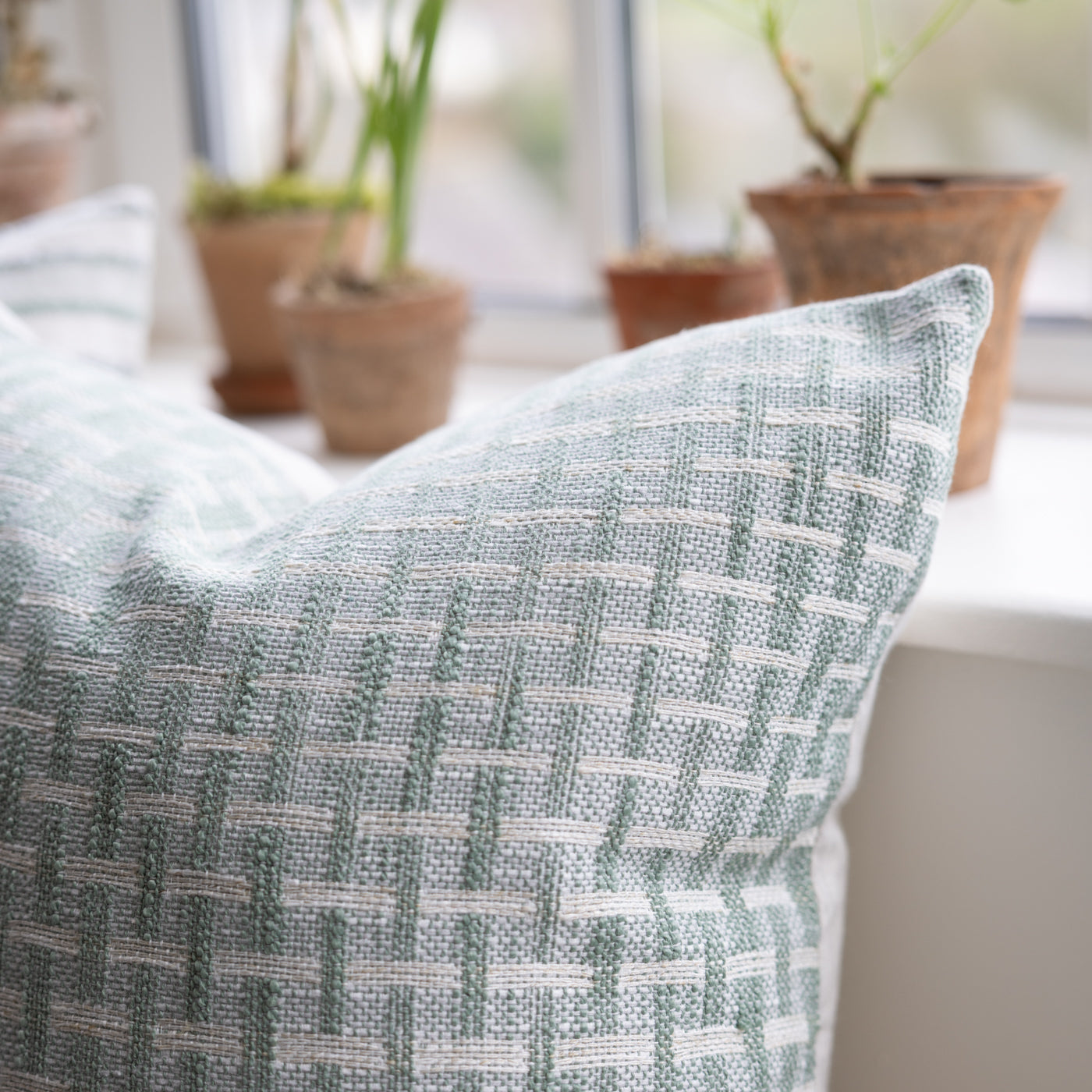 Ragdale Peppermint Cushion