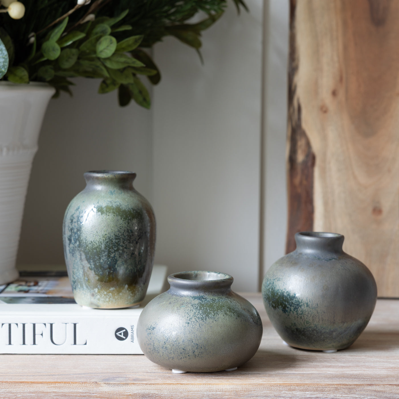 Eliora Green Mini Vases