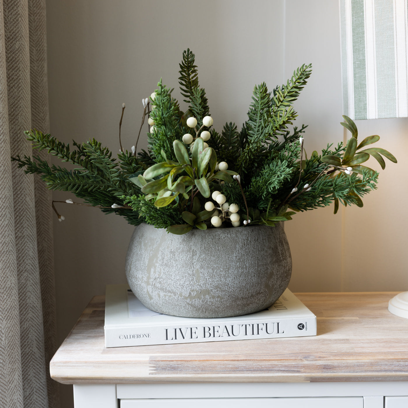 Zita Beige Terracotta Planter