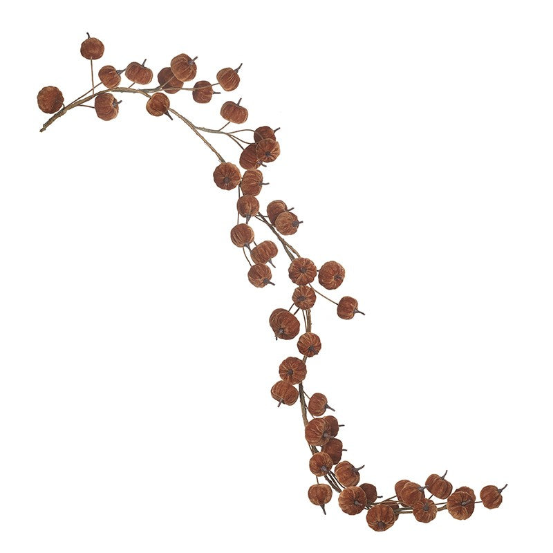 Velvet Pumpkin Garland