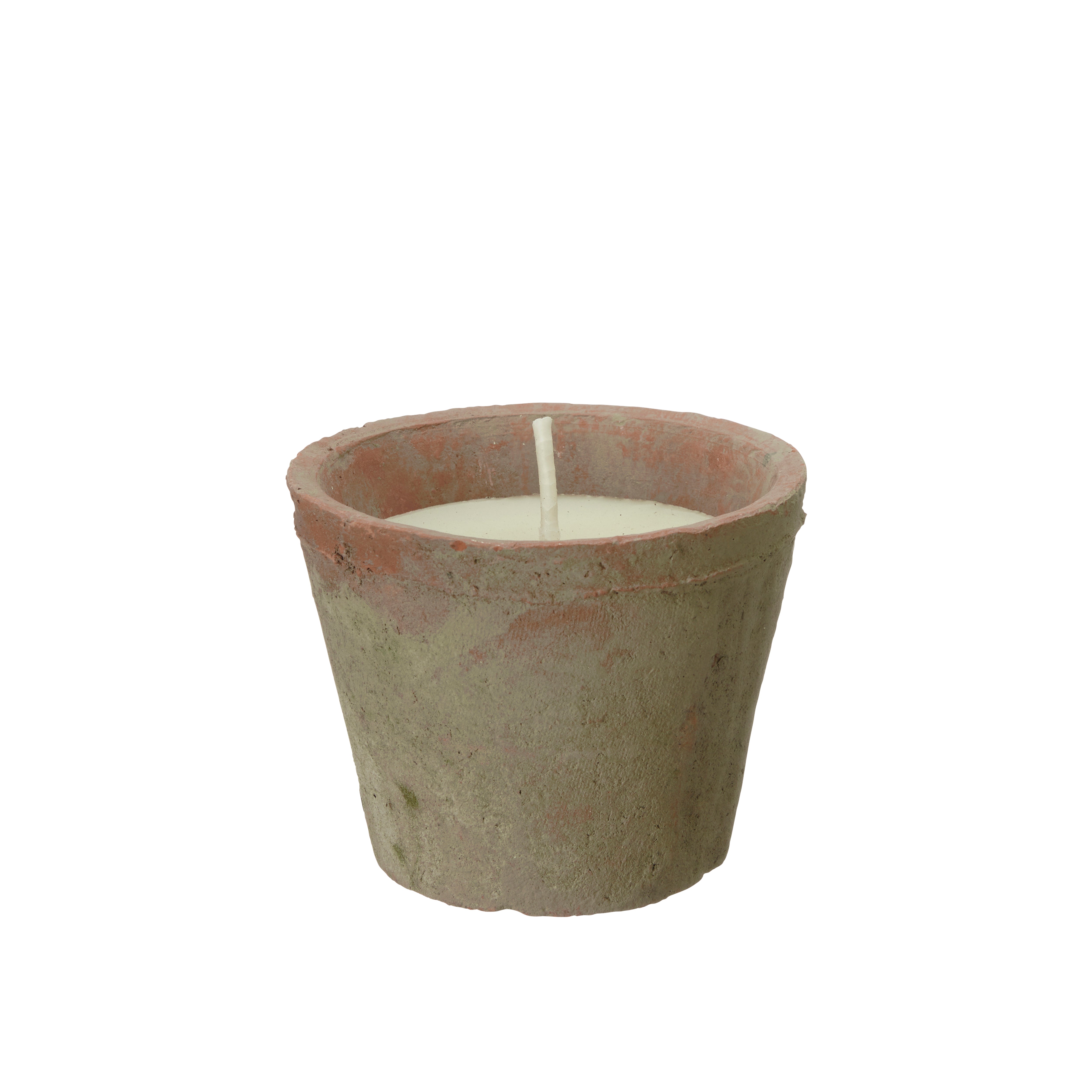 Alison Rustic Potted Candles
