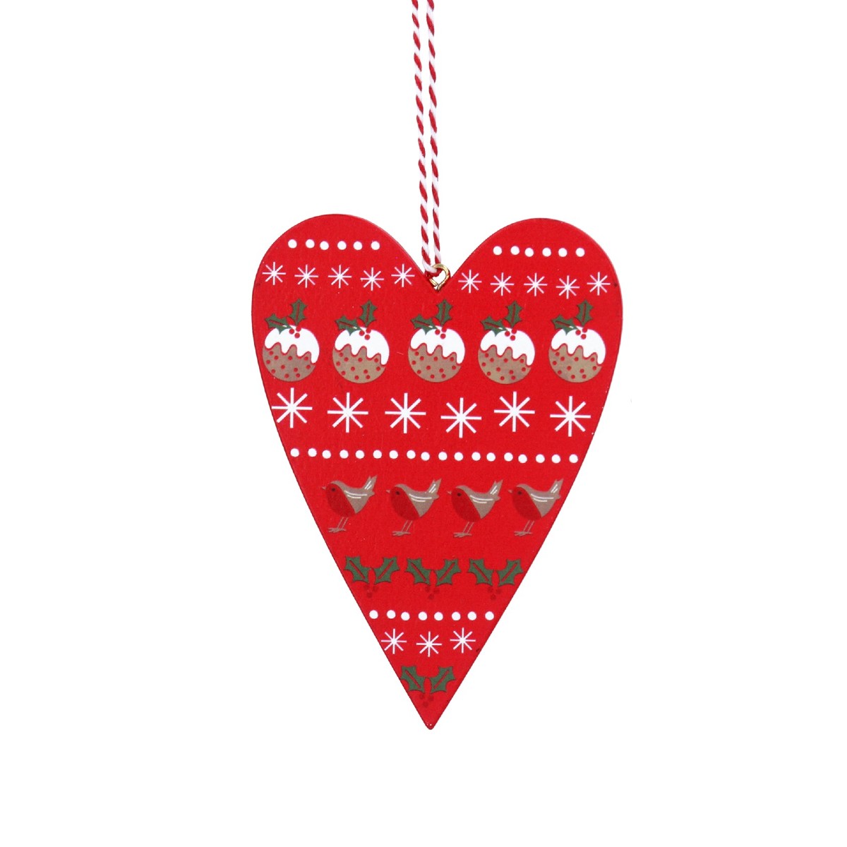 Wooden Heart/Star Decoration