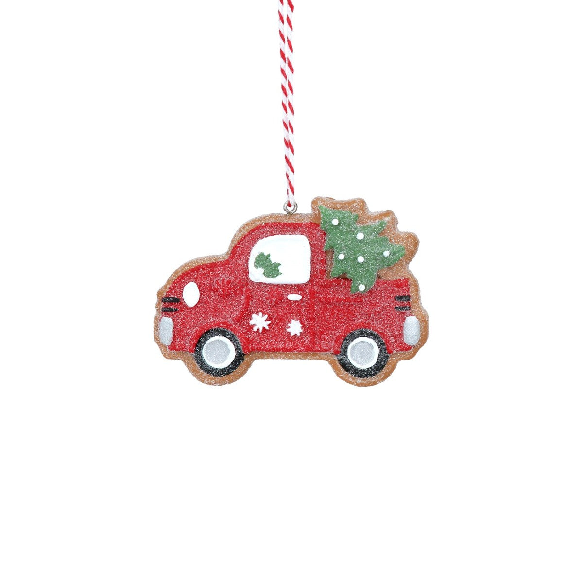 Gingerbread Car Resin Decoration
