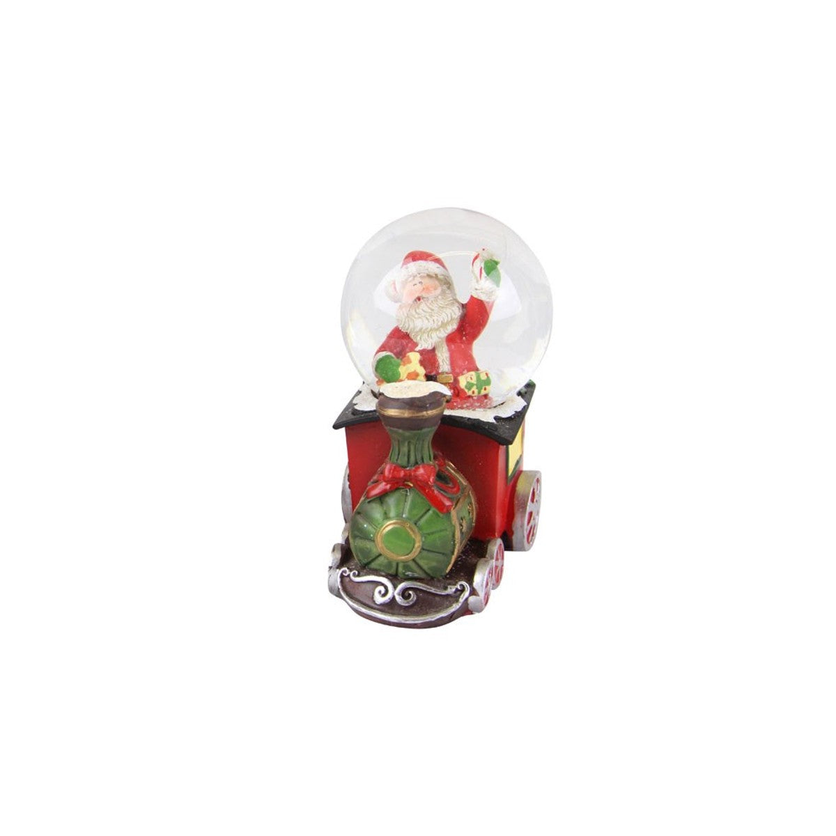 Mini Train Snow Globe with Festive Character