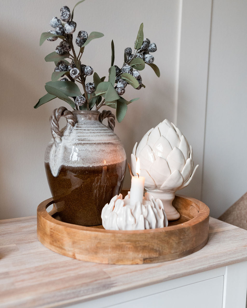 Terracotta Handled Vase