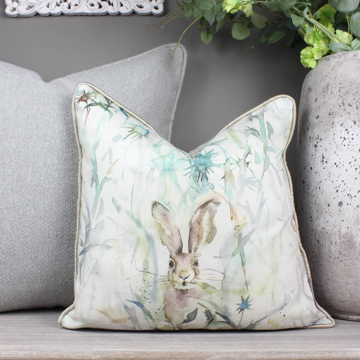 Jack Rabbit Hare Cushion