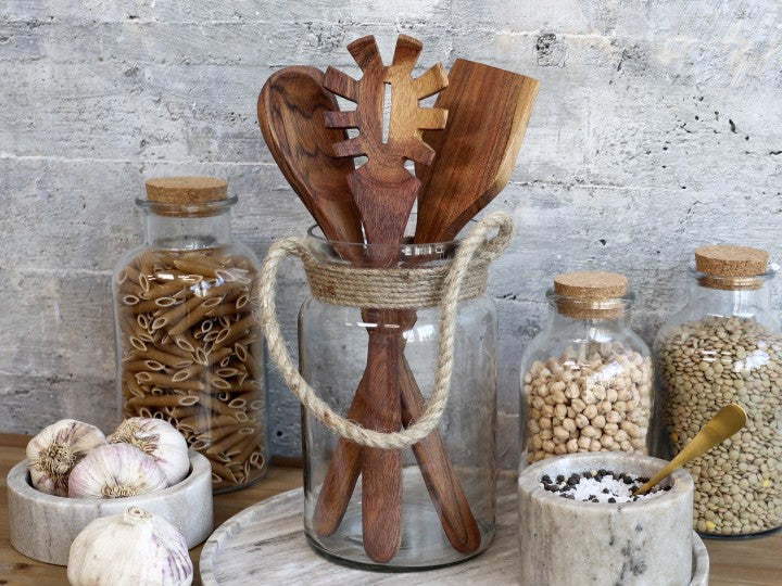 Laon Kitchen Utensils Acacia Wood