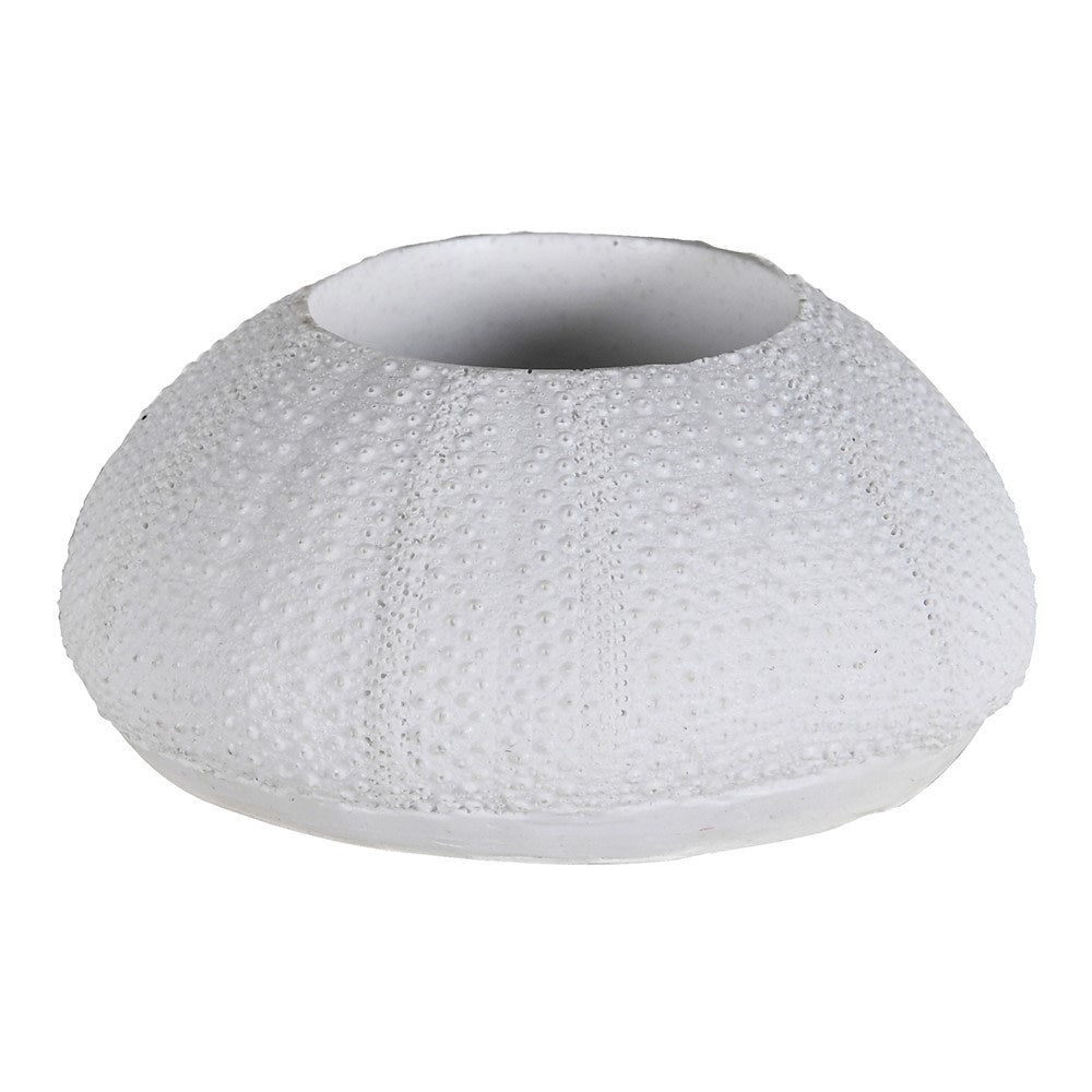 White Sea Urchin Candle Holder