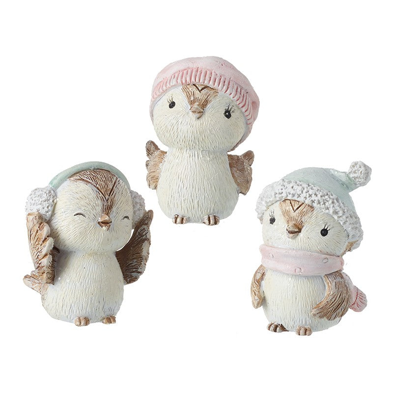 Christmas Birds with Hat Ornaments