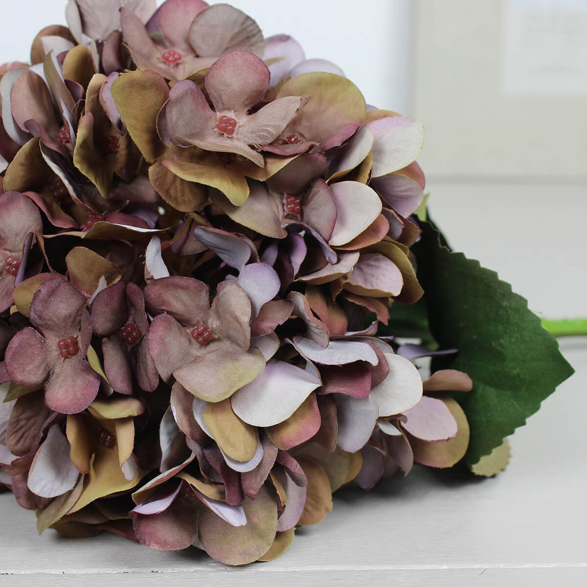 Faux Autumn Coffee Hydrangea