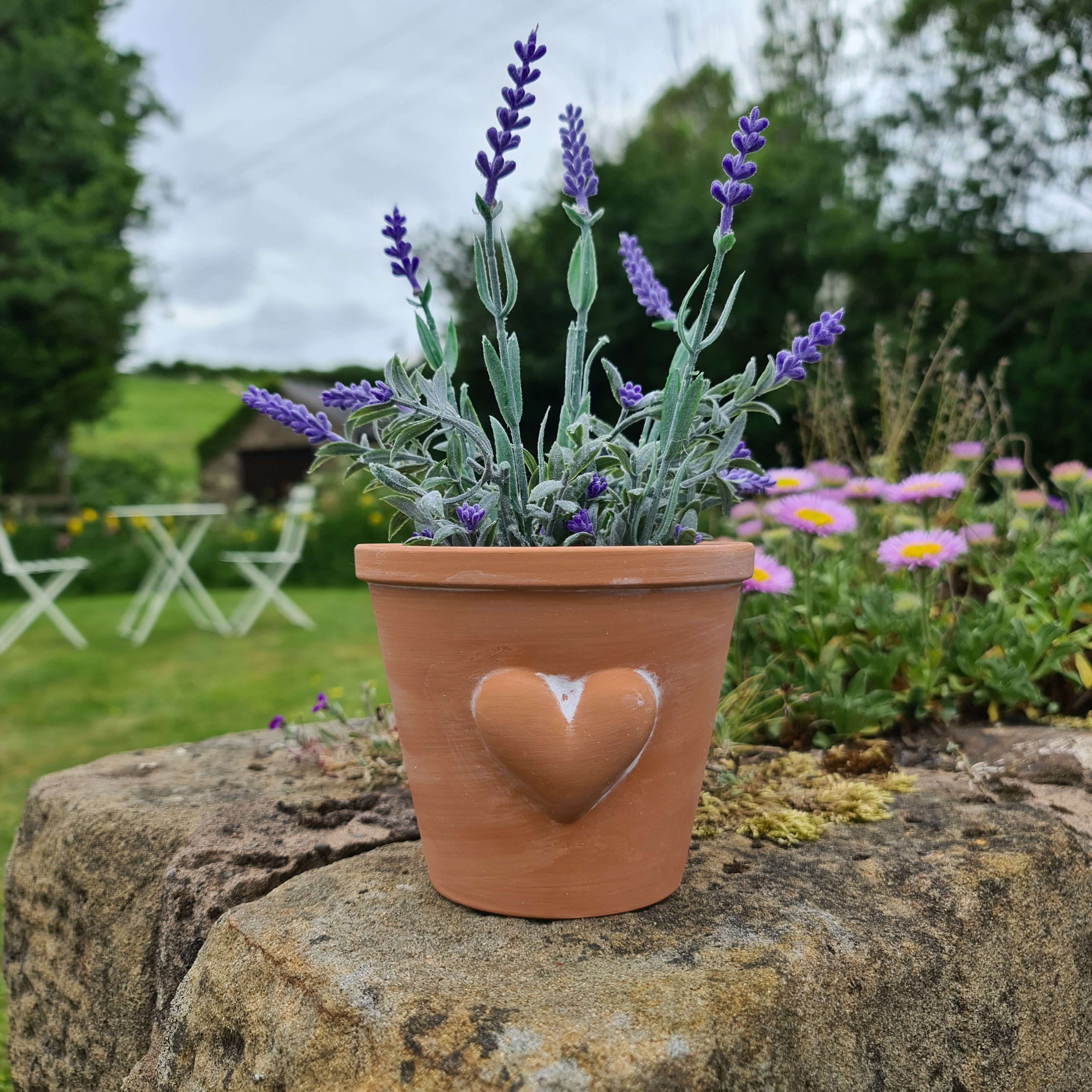 Mini Terracotta Heart Planter