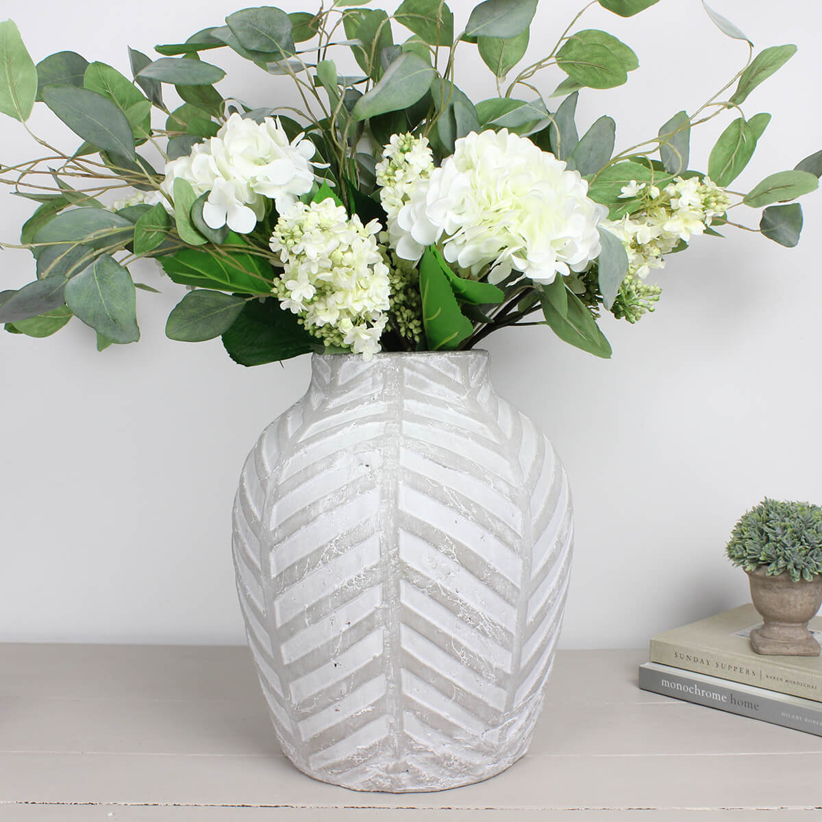 Bloomville Stone Vase