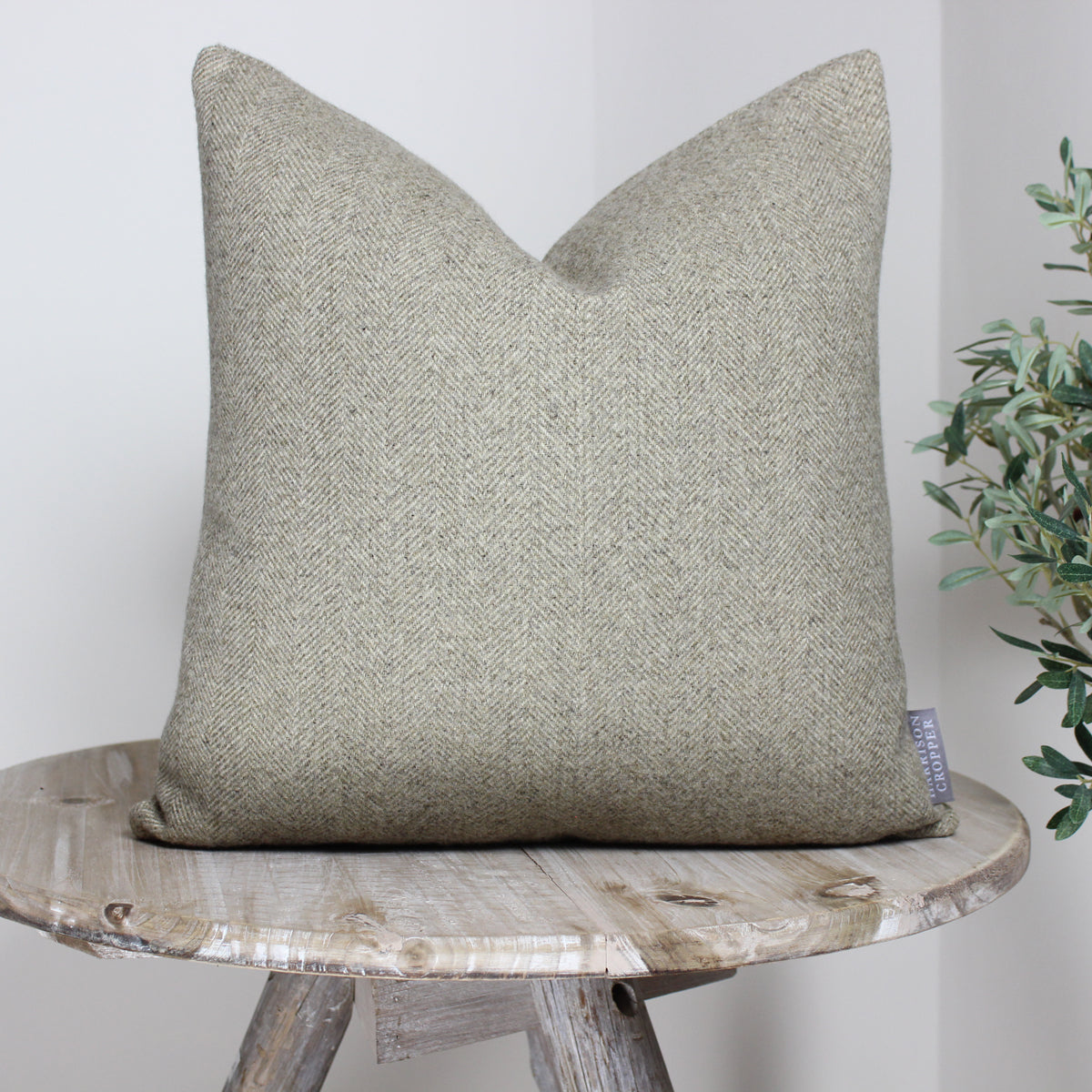 Carnegie Stone Herringbone Cushion