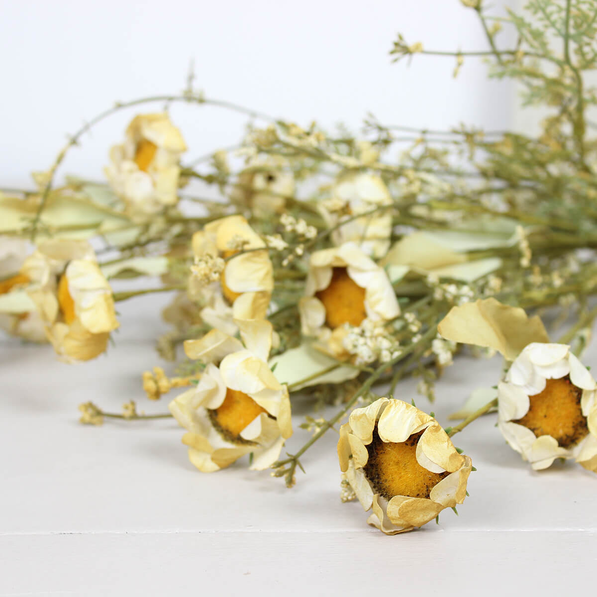 Cream Wild Flower Fern Spray