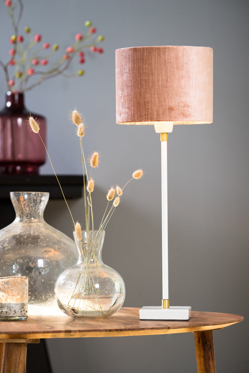 Mosiro Matt White Lampbase