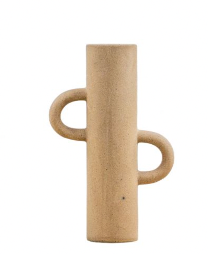 Oatmeal Stoneware Sigga Vase - Large