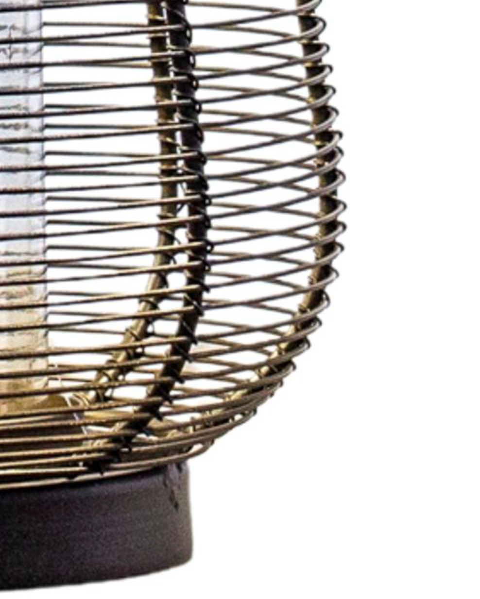 Black & Gold Brennan Lantern - Small