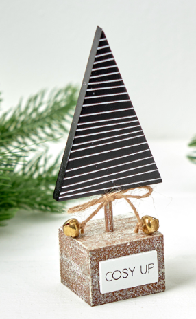 Black & White Christmas Tree Decoration