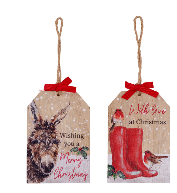 Sentiment Christmas Tag
