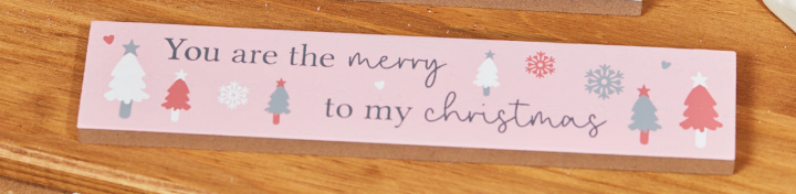 Christmas Tabletop Block