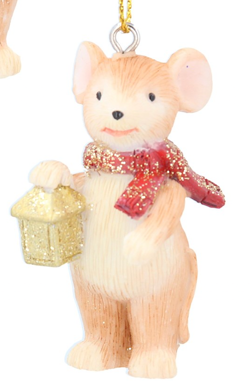 Resin Christmas Mouse