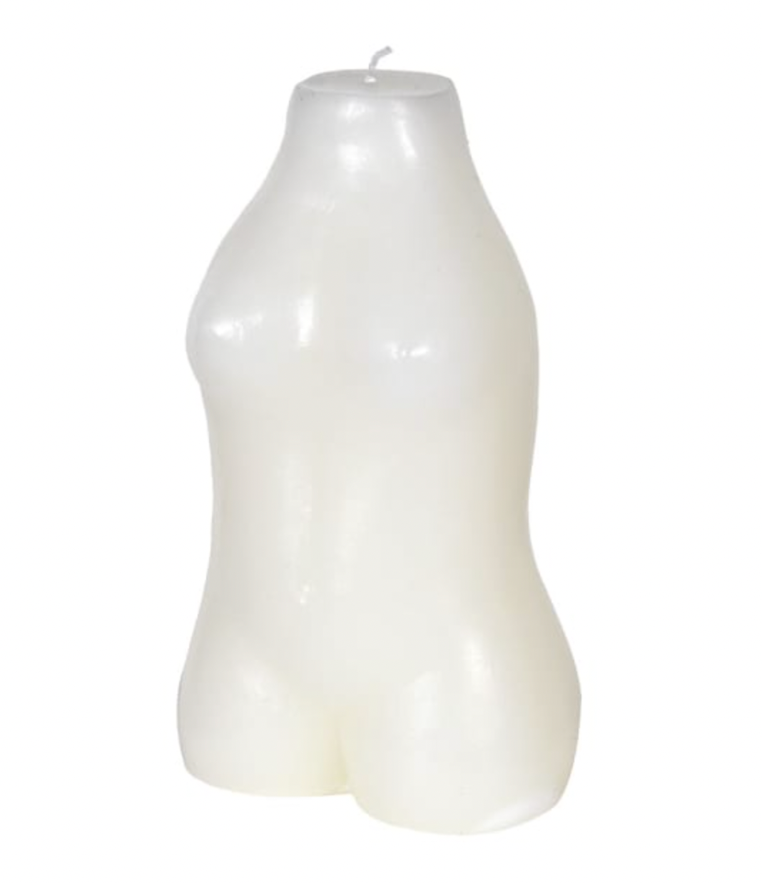 White Female Form Candle