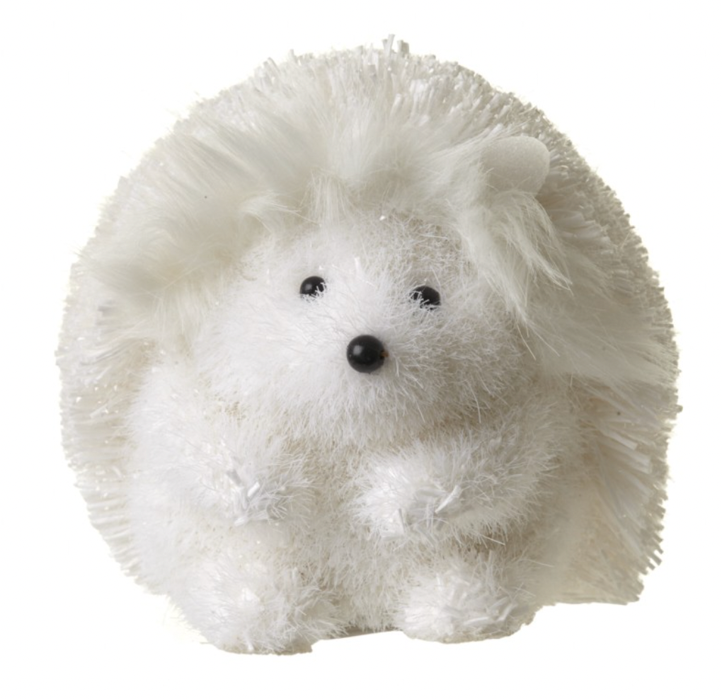 Larry The White Hedgehog Ornament