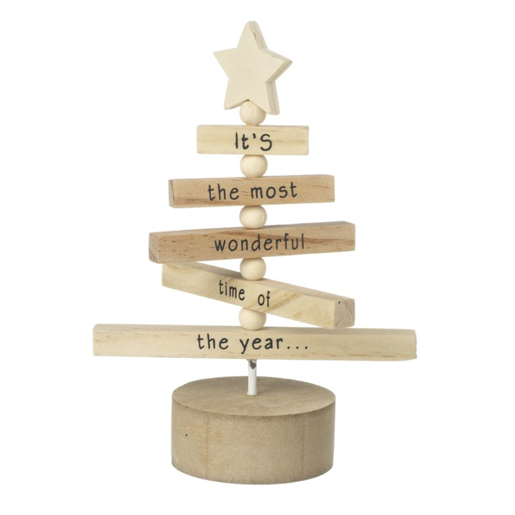 Wooden Tree Decoration