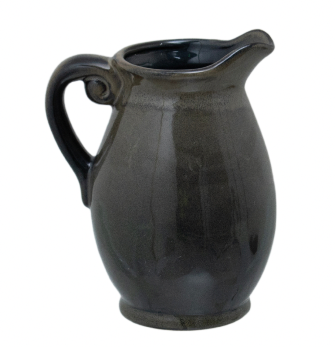 Charcoal & Olive Medium Flower Jug Vase
