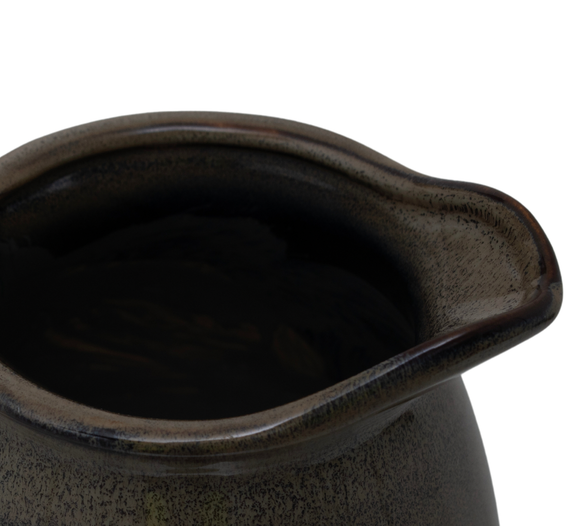 Charcoal & Olive Medium Flower Jug Vase