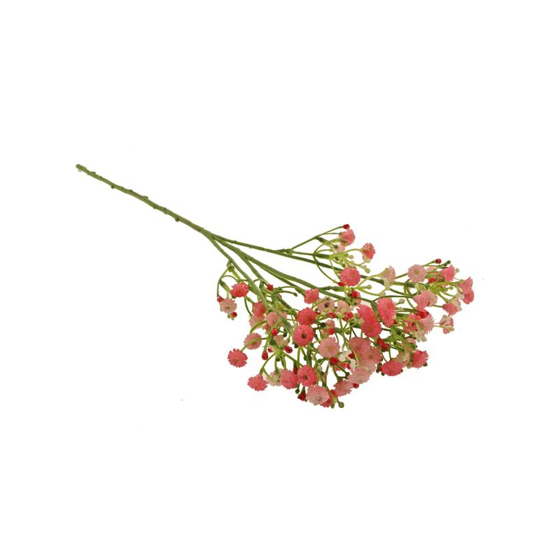 Faux Pink Million Star Gypsophillia Spray