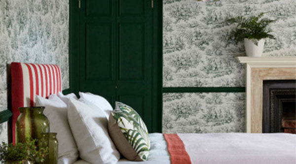 Toile de Jouy Wallpaper