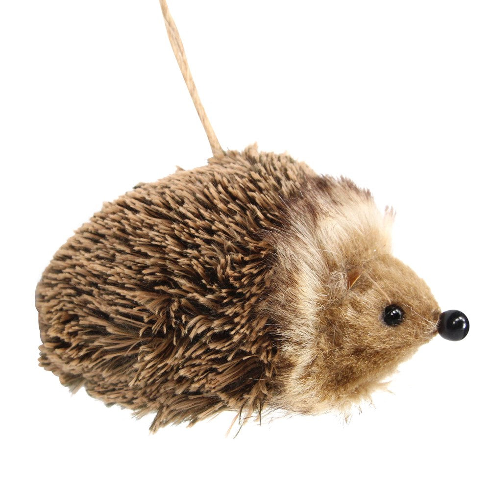 Faux Fur Hedgehog Decoration