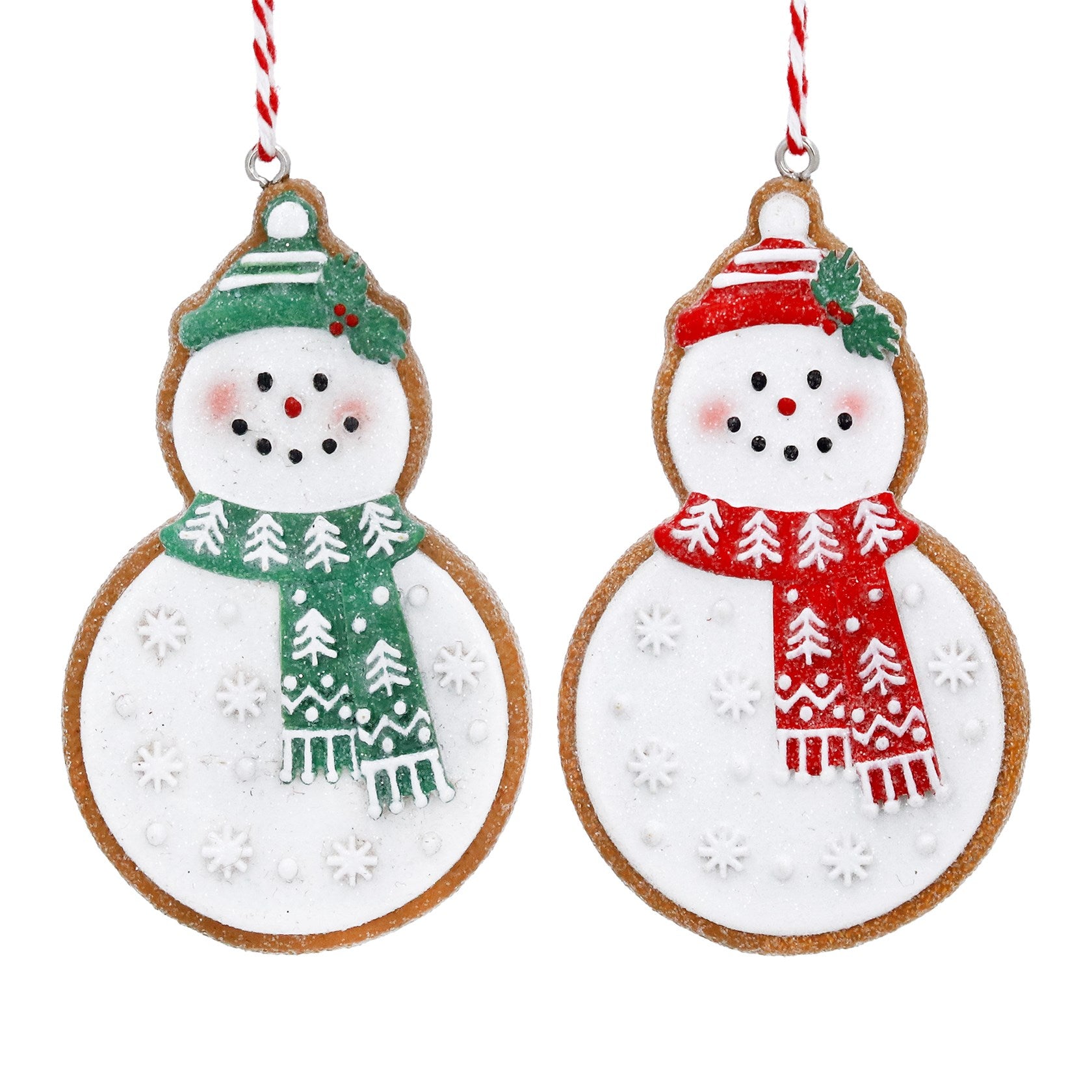 Gingerbread Snowman Decorations